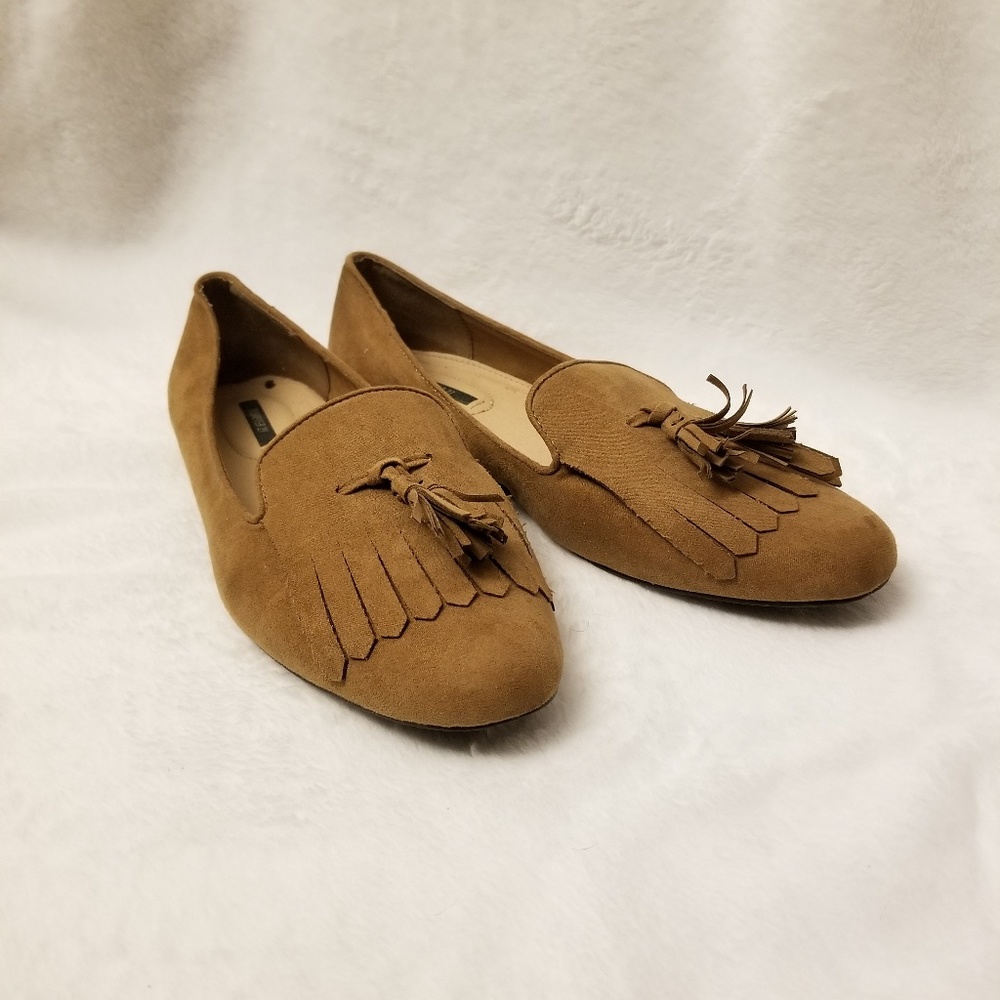 Faux Suede Loafers